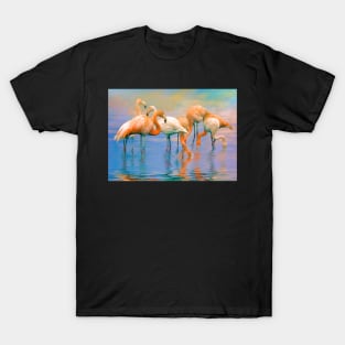 Caribbean Flamingos T-Shirt